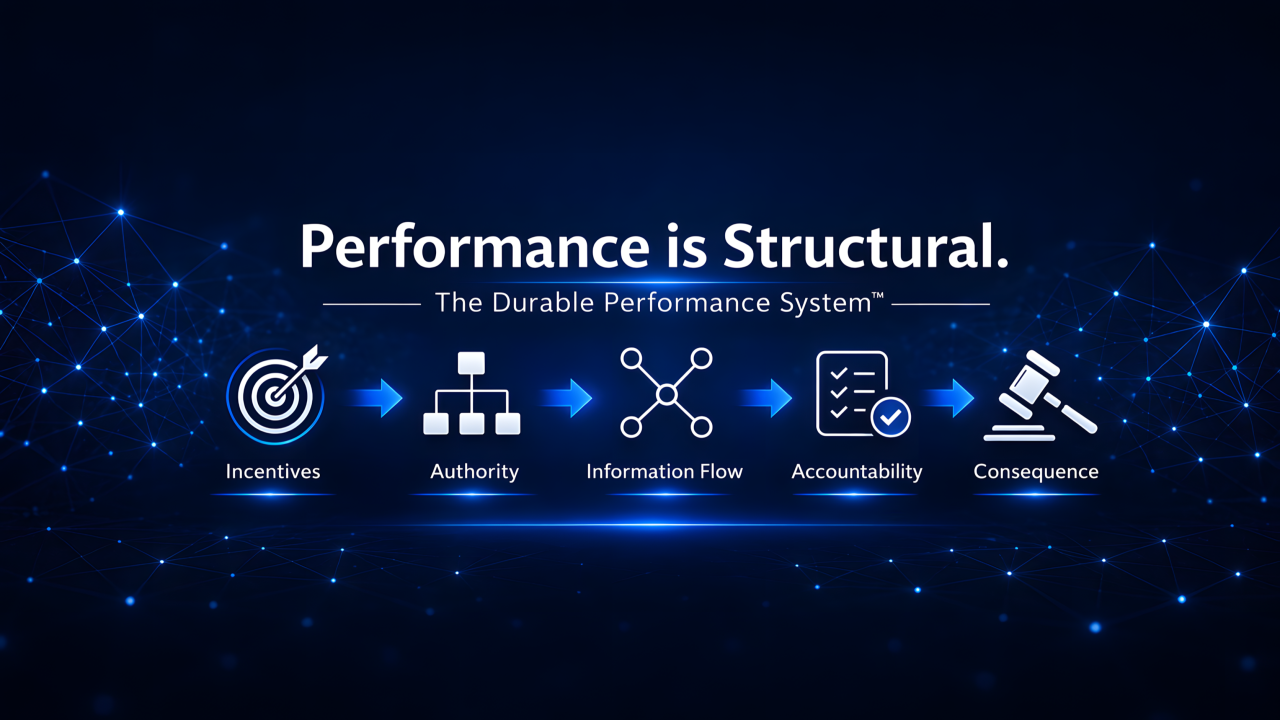 Performance is Structural