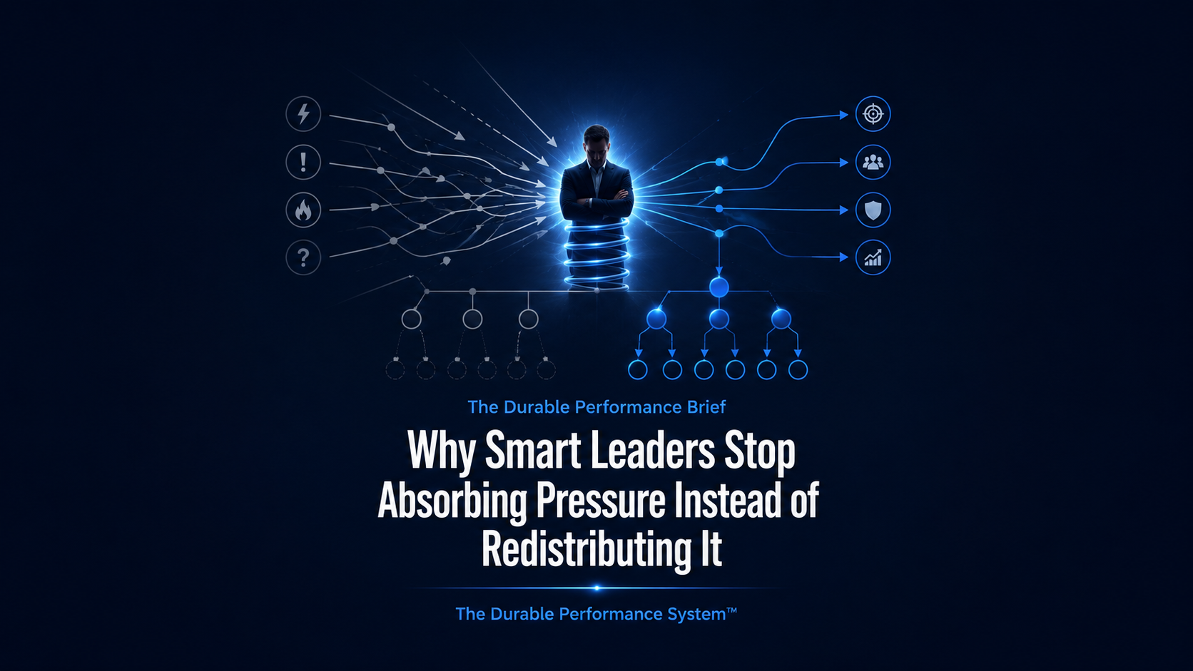 Why Smart Leaders Stop Absorbing Pressure Instead of Redistributing It