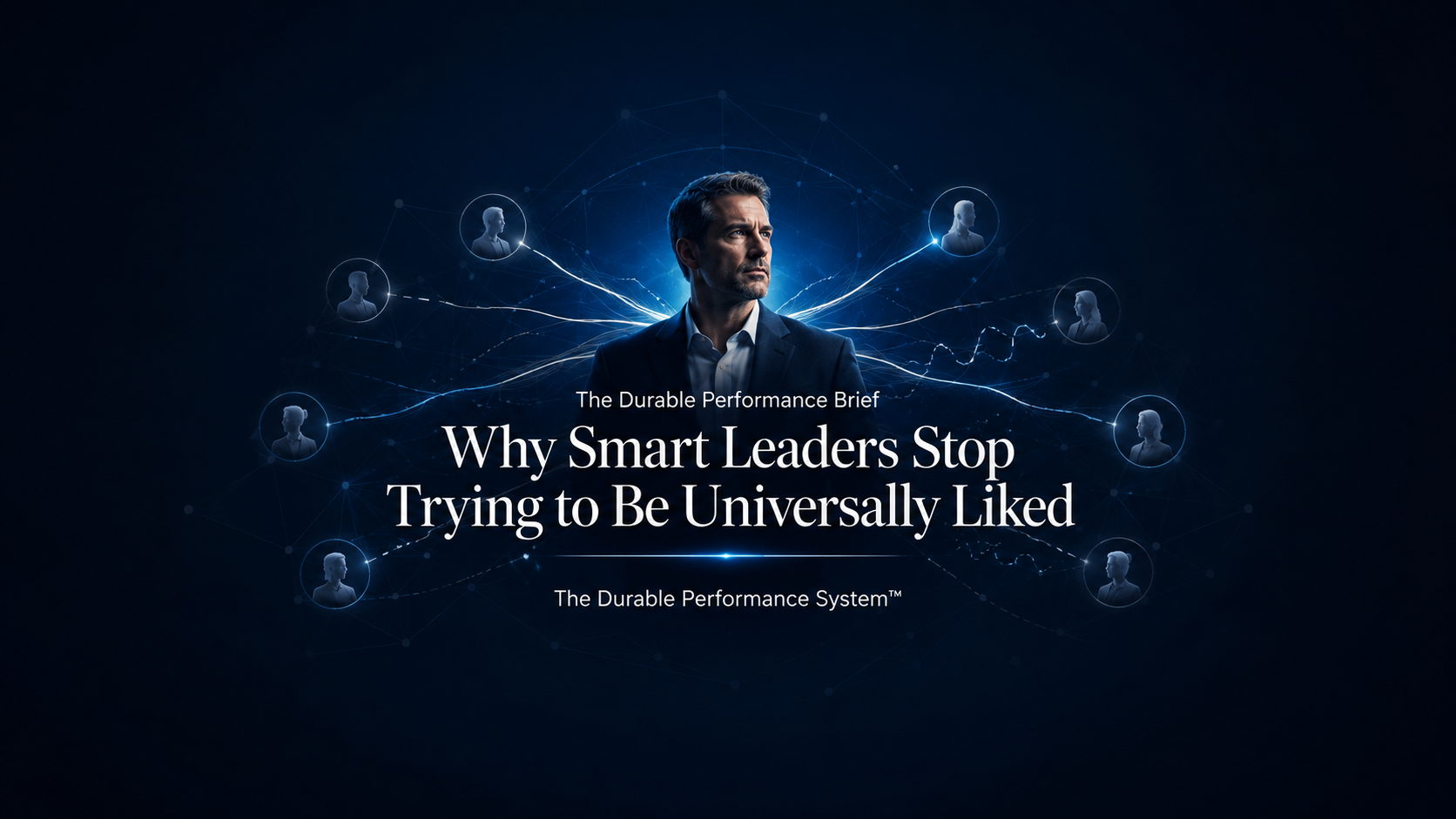 Why Smart Leaders Stop Trying to Be Universally Liked