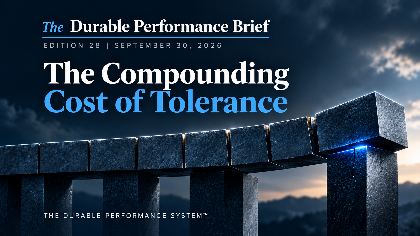 The Compounding Cost of Tolerance
